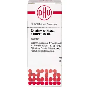 CALCIUMSTIBIATOsulfuratumD6Tabletten80St