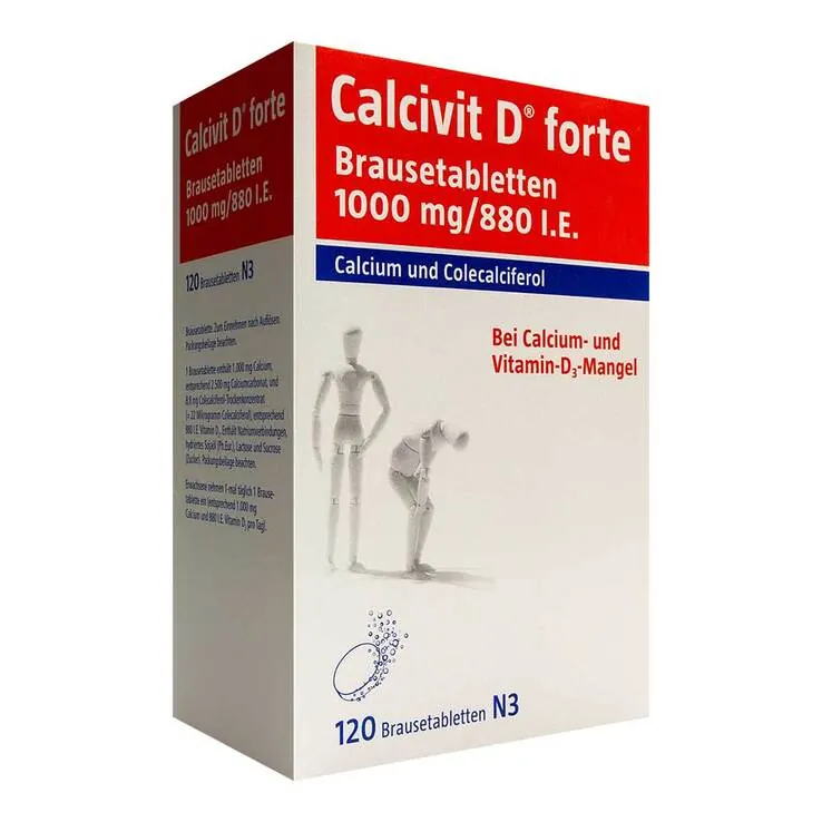Calcivit D forte Brausetabletten, 120 St