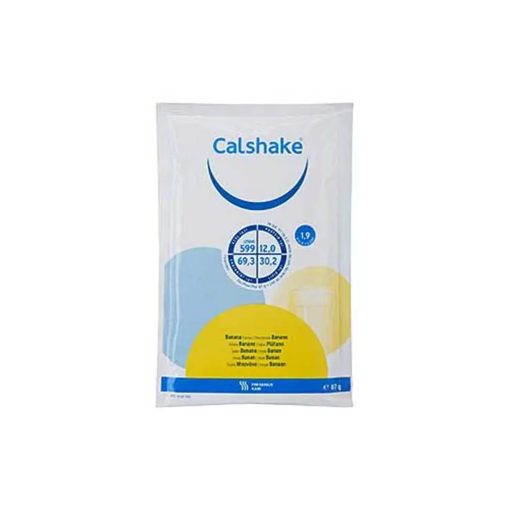 Calshake Banane Beutel Pulver, 7X87 g