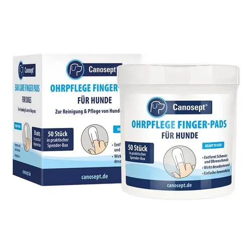 Canosept Ohrpflege Finger-Pads für Hunde, 50 St