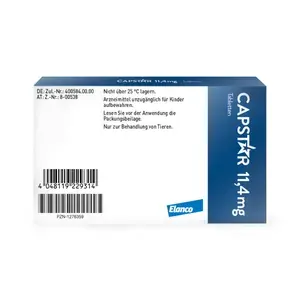 CAPSTAR11,4mgTablettenf.Katzen/kleineHunde6St