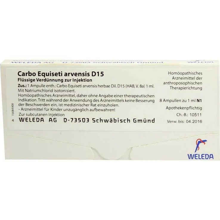 Carbo Equiseti arvensis D 15 Ampullen, 8X1 ml