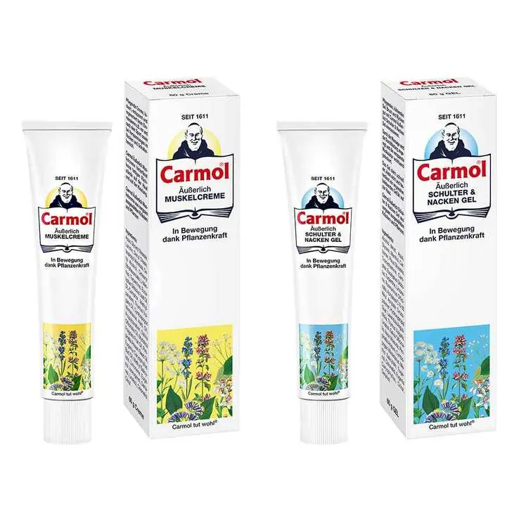 Carmol Äußerlich Set Muskelcreme &Schulter-&Nack.Gel, 2X60 g