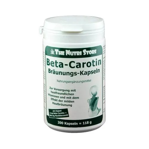 Carotin Bräunungs-Kapseln veget., 200 St