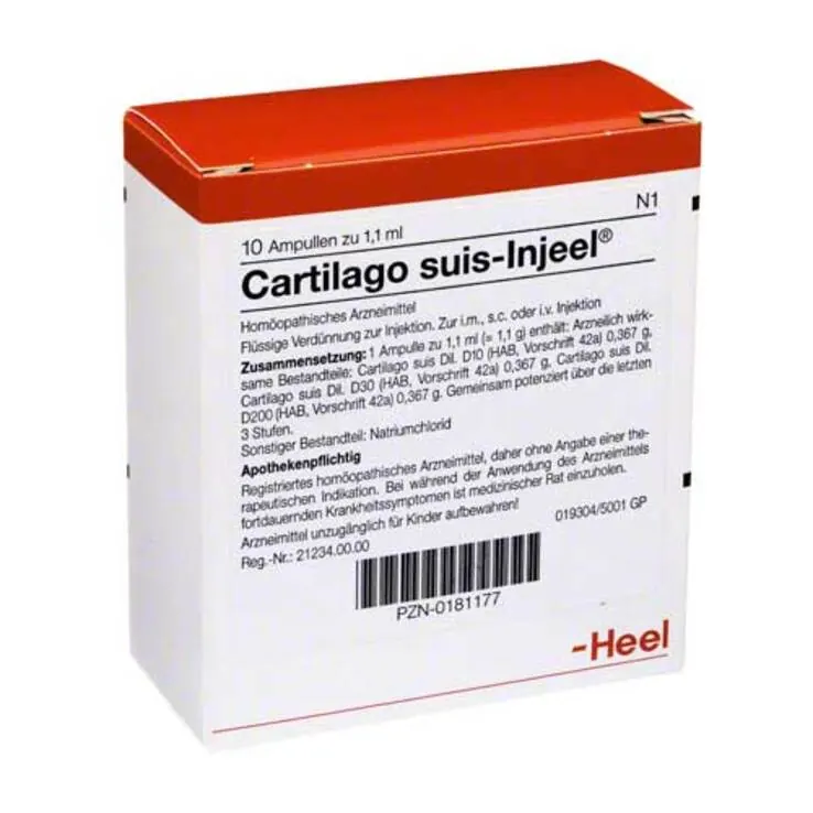 Cartilago suis Injeel Ampullen, 10 St