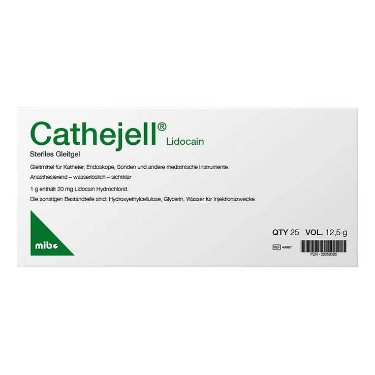 Cathejell Lidocain steriles Gleitgel Zhs 12,5 g, 25 St
