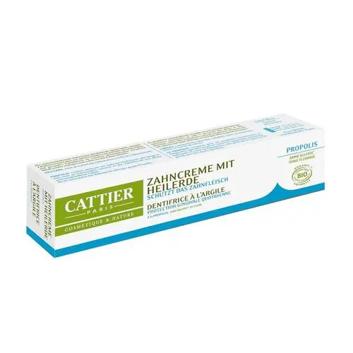 Cattier Zahncreme mit Heilerde Propolis, 75 ml