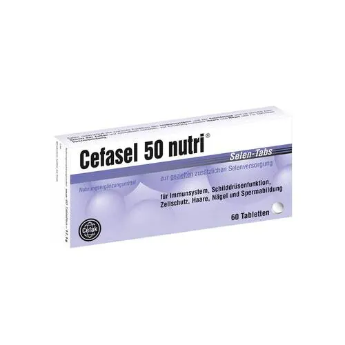 Cefasel 50 nutri Selen-Tabs, 60 St