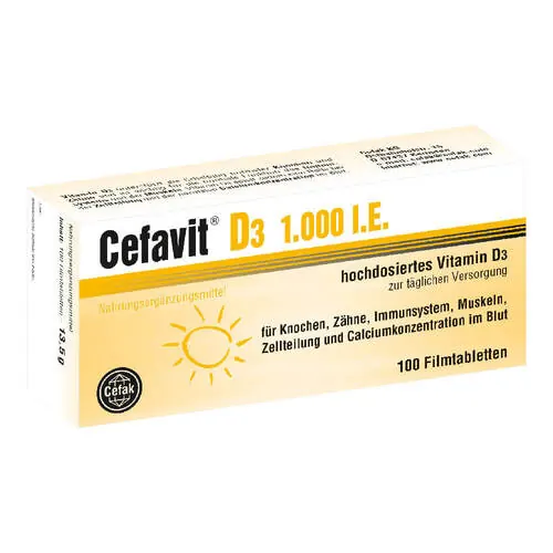 Cefavit D3 1.000 I.E. Filmtabletten, 100 St