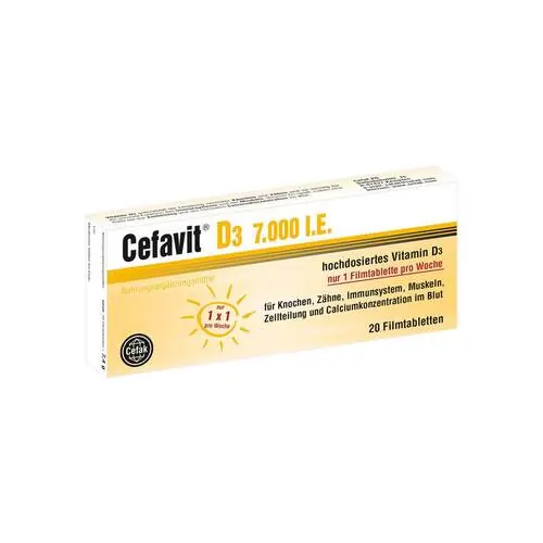 Cefavit D3 7.000 I.E. Filmtabletten, 20 St
