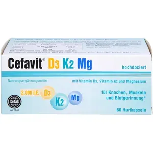 CEFAVITD3K2Mg2.000I.E.Hartkapseln60Stück