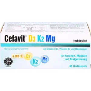 CEFAVITD3K2Mg4.000I.E.Hartkapseln60Stück
