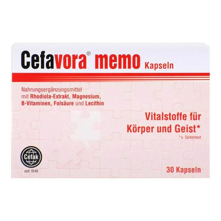 Cefavora memo Weichgelatinekapseln, 30 St