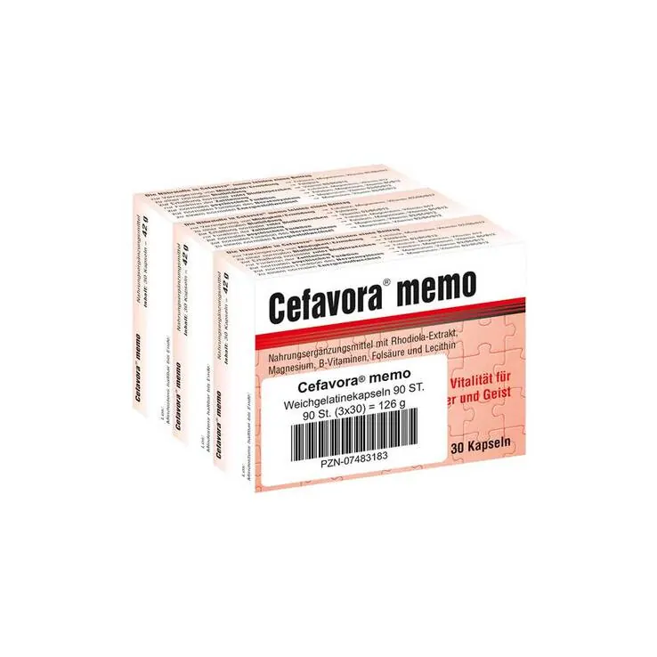 Cefavora memo Weichgelatinekapseln, 90 St