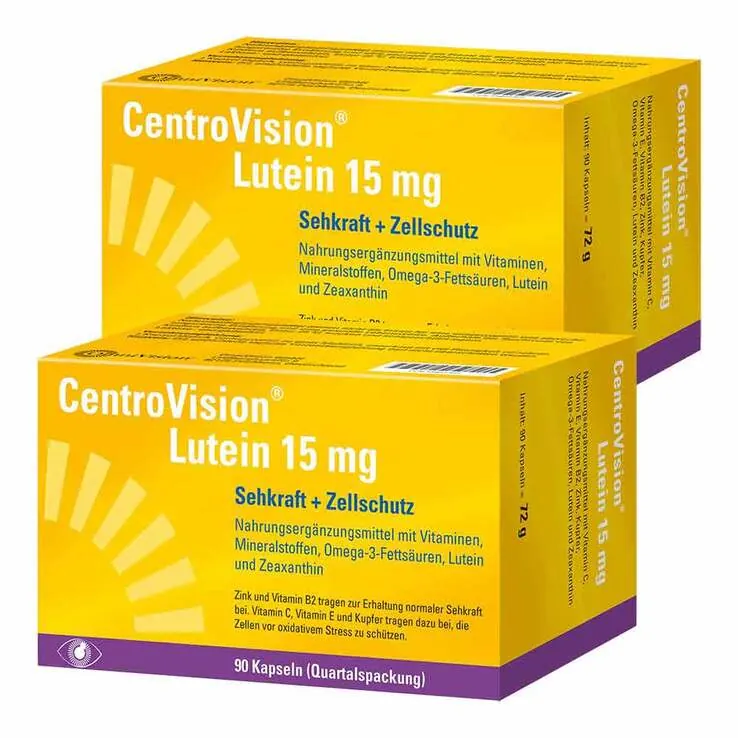 Centrovision Lutein 15 mg Kapseln , 2x90 St