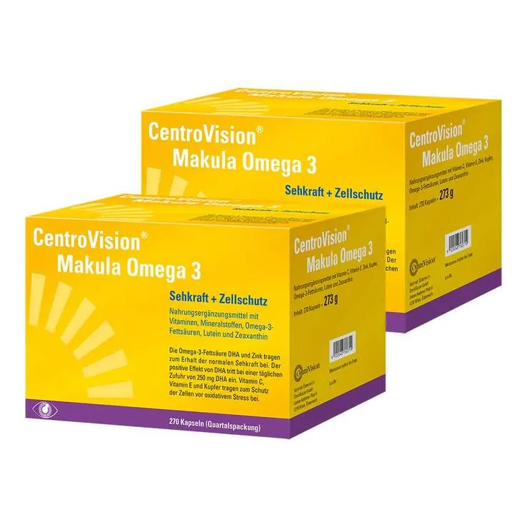 Centrovision Makula Omega-3 Kapseln, 2x270 St