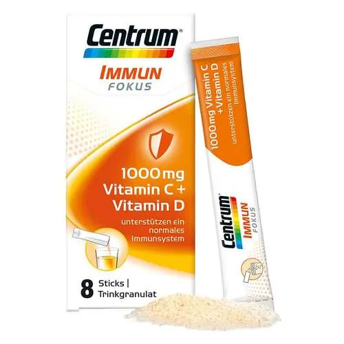 Centrum Fokus Immun 1000 mg Vitamin C + D Sticks, 8 St