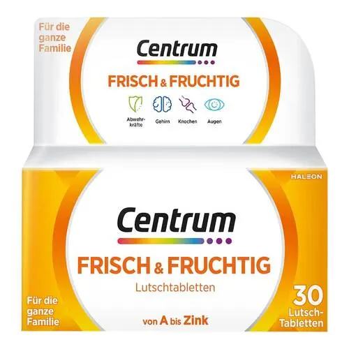 Centrum frisch & fruchtig Lutschtabletten, 30 St