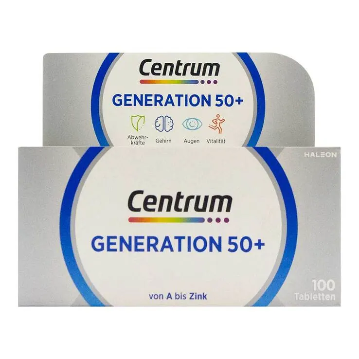 Centrum Gen.50 + A-Zink + Floraglo Capletten, 100 St
