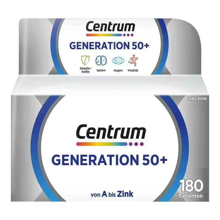 Centrum Generation 50 + Tabletten, 180 St