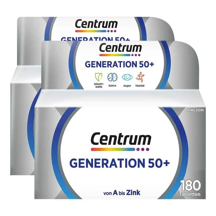 Centrum Generation 50 + Tabletten, 2x180 St