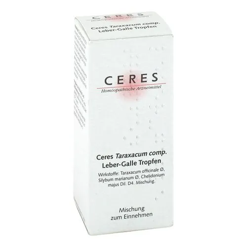 Ceres Taraxacum comp.Leber-Galle Tropfen, 20 ml