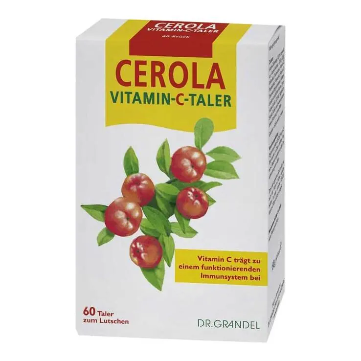 Cerola Vitamin C Taler Grandel, 60 St