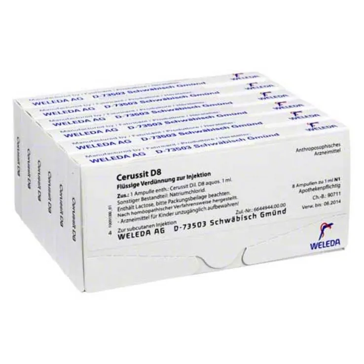 Cerussit D 8 Ampullen, 48X1 ml