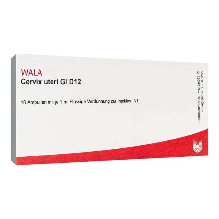 Cervix Uteri GL D 12 Ampullen, 10X1 ml