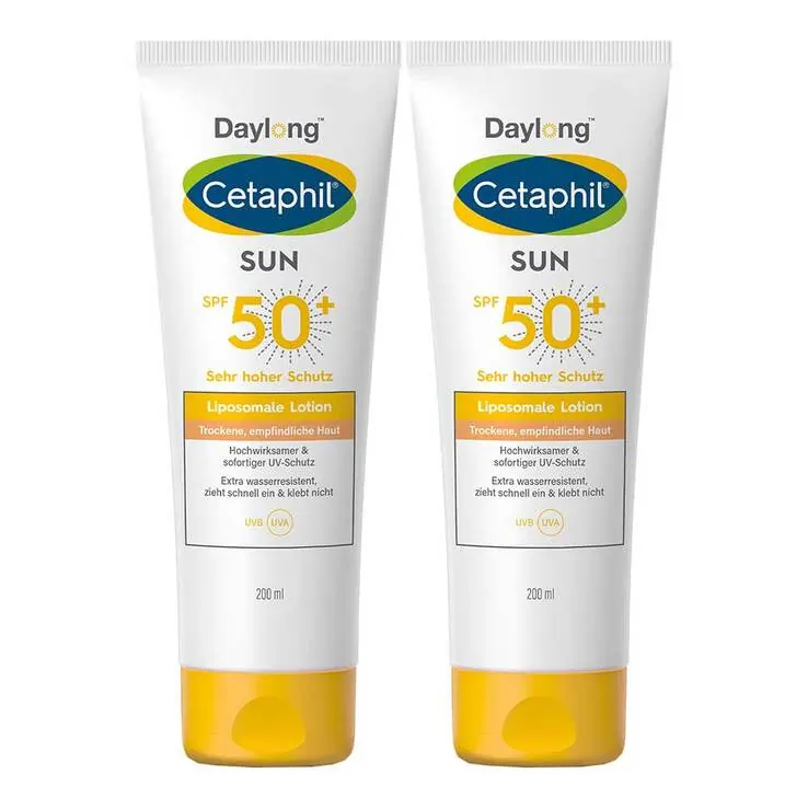 Cetaphil Sun liposomale Lotion SPF 50 + Sonnenschutz, 2x200 ml