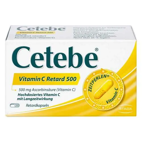 Cetebe Vitamin C Retardkapseln 500 mg, 30 St
