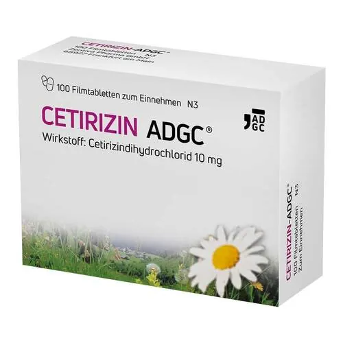 Cetirizin Adgc Filmtabletten, 100 St