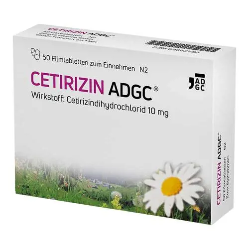 Cetirizin Adgc Filmtabletten, 50 St