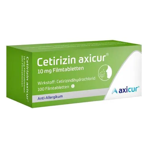 Cetirizin axicur 10 mg Filmtabletten, 100 St