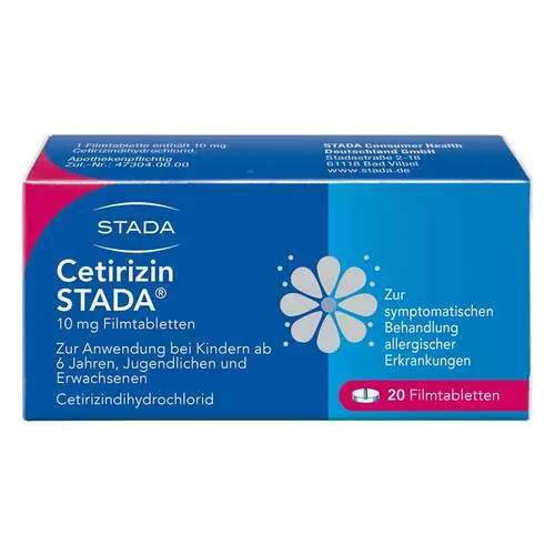 Cetirizin Stada 10 mg Filmtabletten, 20 St