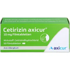 CETIRIZINaxicur10mgFilmtabletten50St