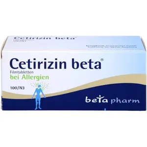 CETIRIZINbetaFilmtabletten100St