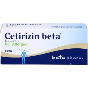 CETIRIZINbetaFilmtabletten50St
