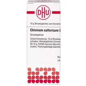 CHININUMSULFURICUMD6Globuli10g
