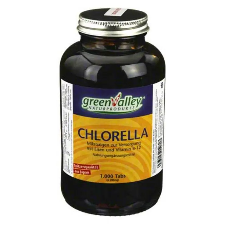 Chlorella Greenvalley 200 mg Tabletten, 1000 St