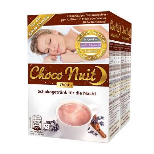 Choco Nuit Gute-Nacht-Schokogetränk Pulver, 20 St