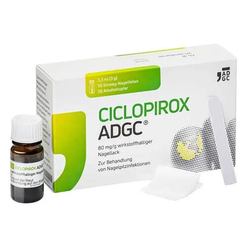 Ciclopirox Adgc 80 mg / g wirkstoffhalt.Nagellack, 3.3 ml
