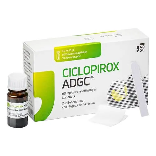 Ciclopirox Adgc 80 mg / g wirkstoffhalt.Nagellack, 6.6 ml