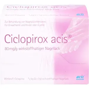 CICLOPIROXacis80mg/gwirkstoffhalt.Nagellack6g