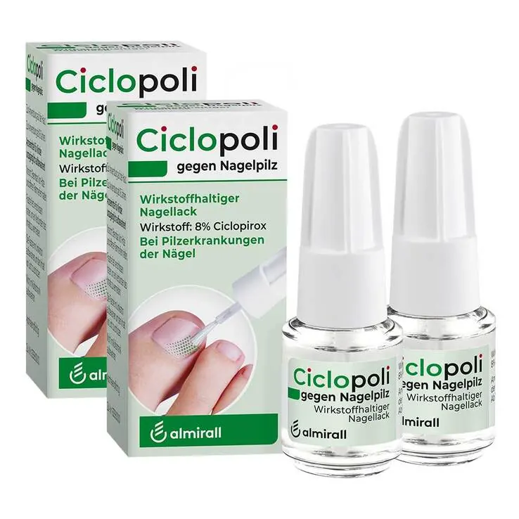 Ciclopoli gegen Nagelpilz, 2x6.6 ml