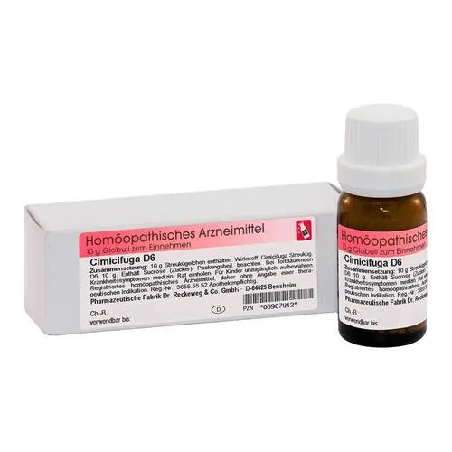 CIMICIFUGA D 6 Globuli, 10 g