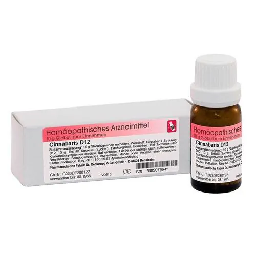 Cinnabaris D 12 Globuli, 10 g