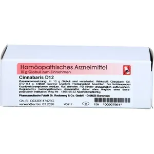 CINNABARISD12Globuli10g