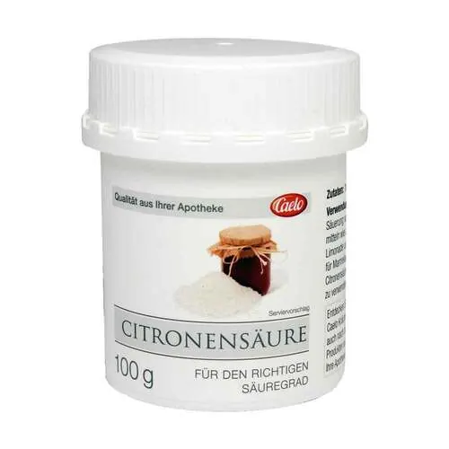 Citronensäure für Lebensmittel Caelo HV-Packung, 100 g