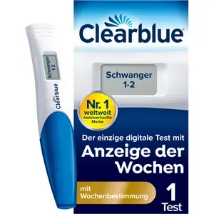 CLEARBLUESchwangerschaftstestmitWorten&Wochenbestimmung1St